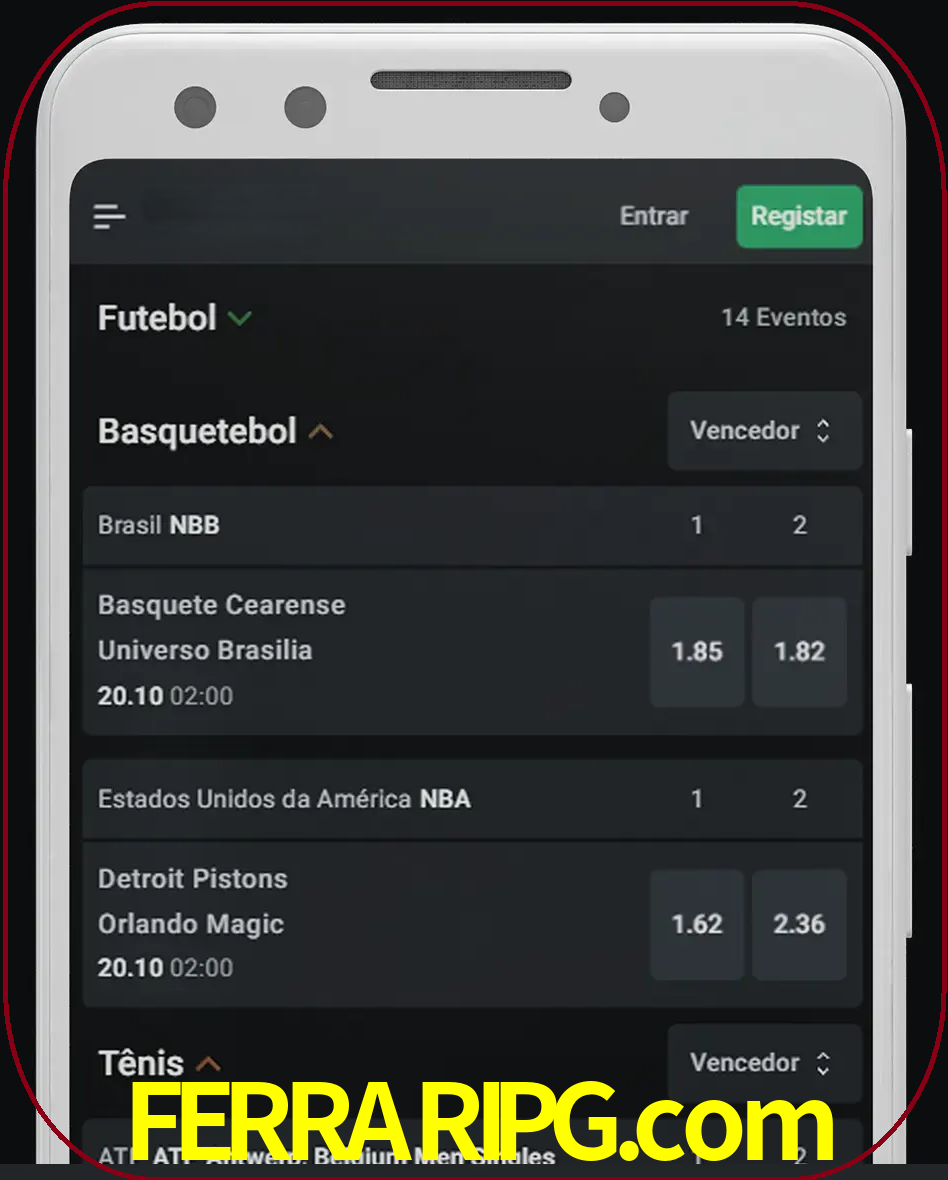 Aposte e assista aos esportes em formato ao vivo.