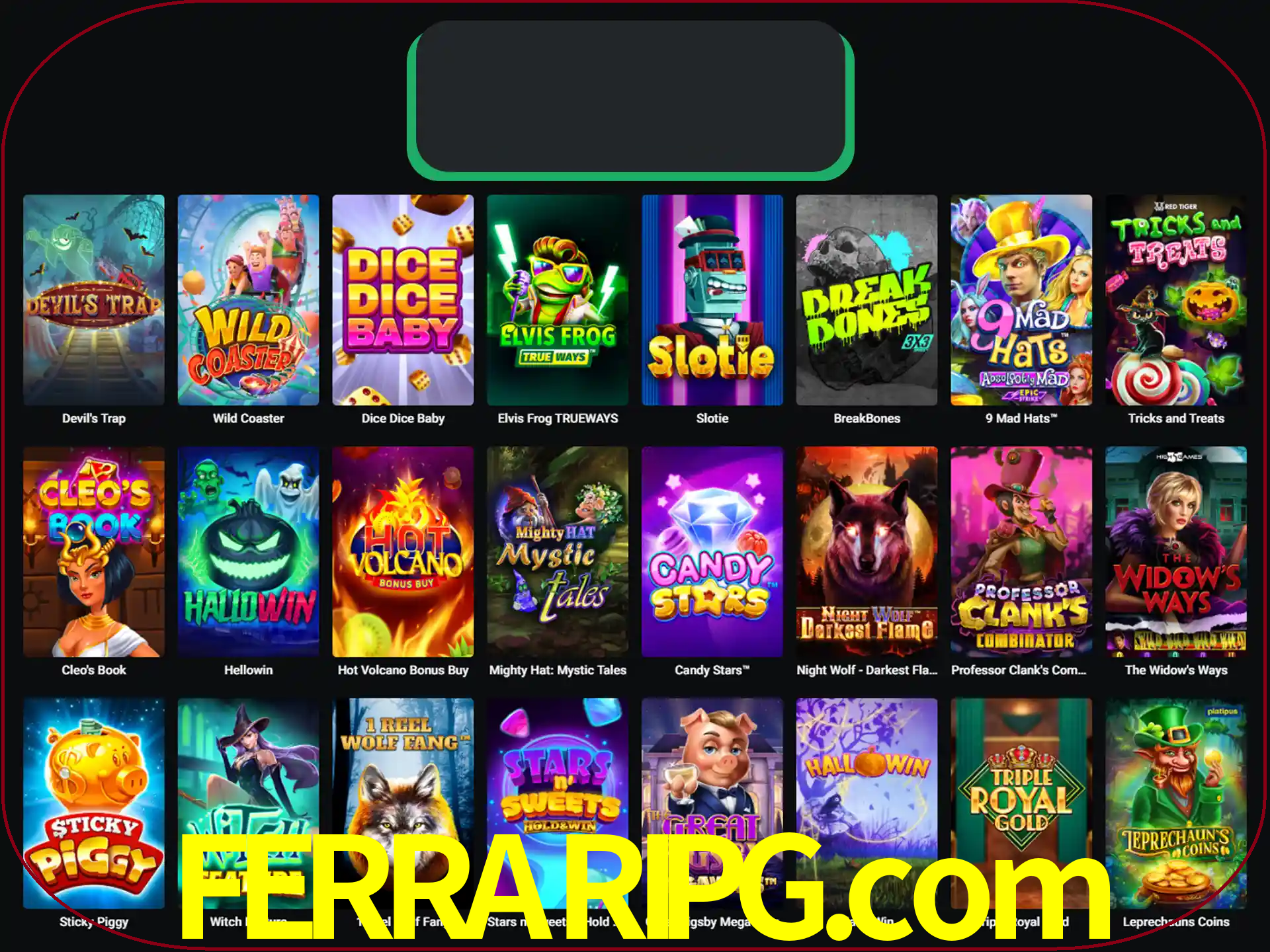Procure por seus amados jogos de slot.