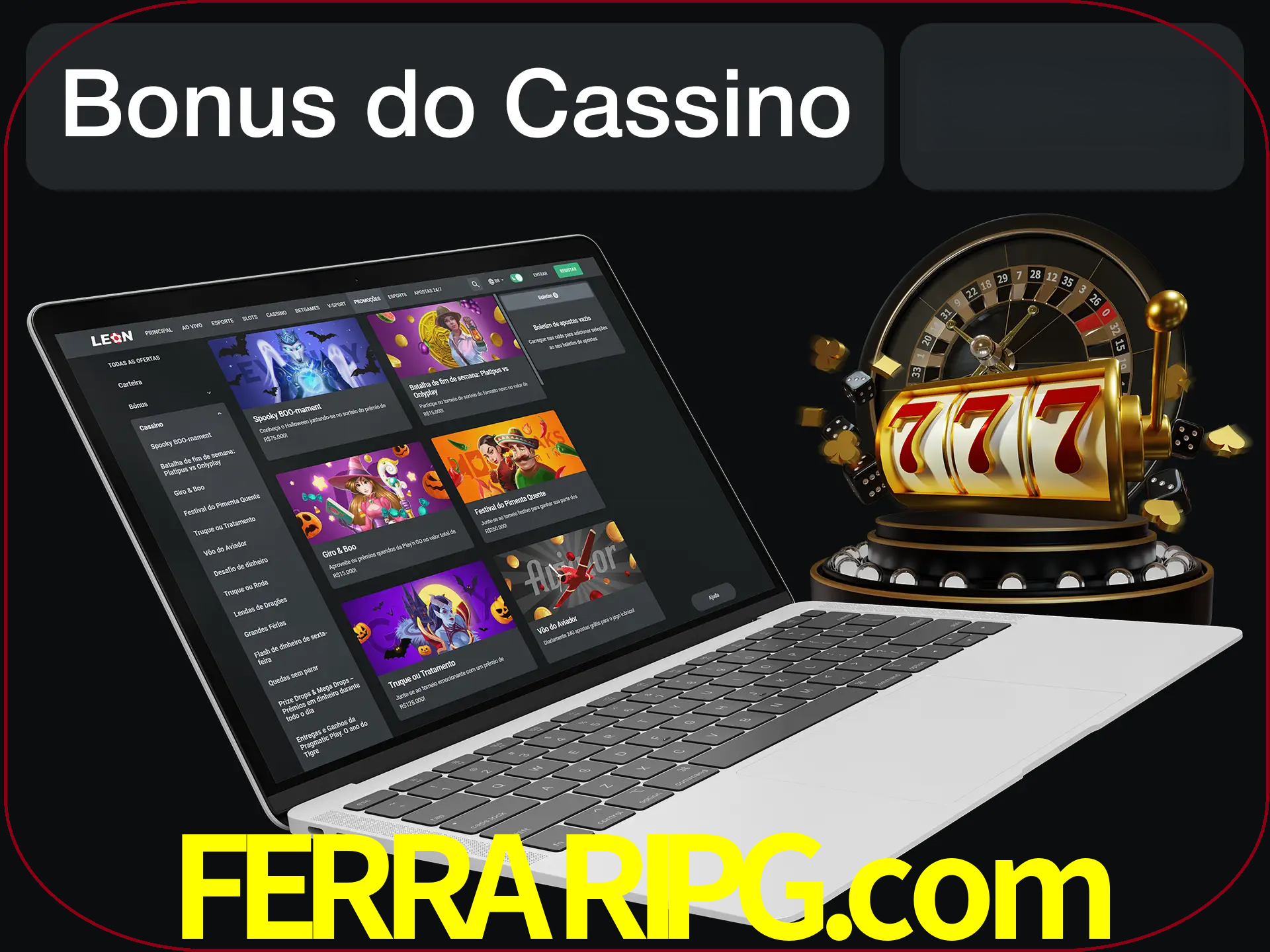 Use o bônus do cassino para começar melhor.