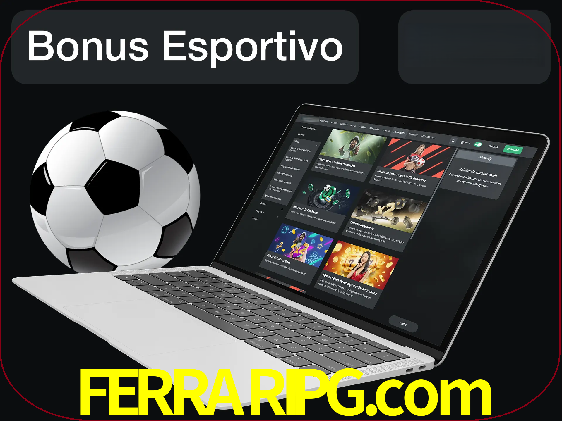 Antes de começar a apostar, use o bônus esportivo.